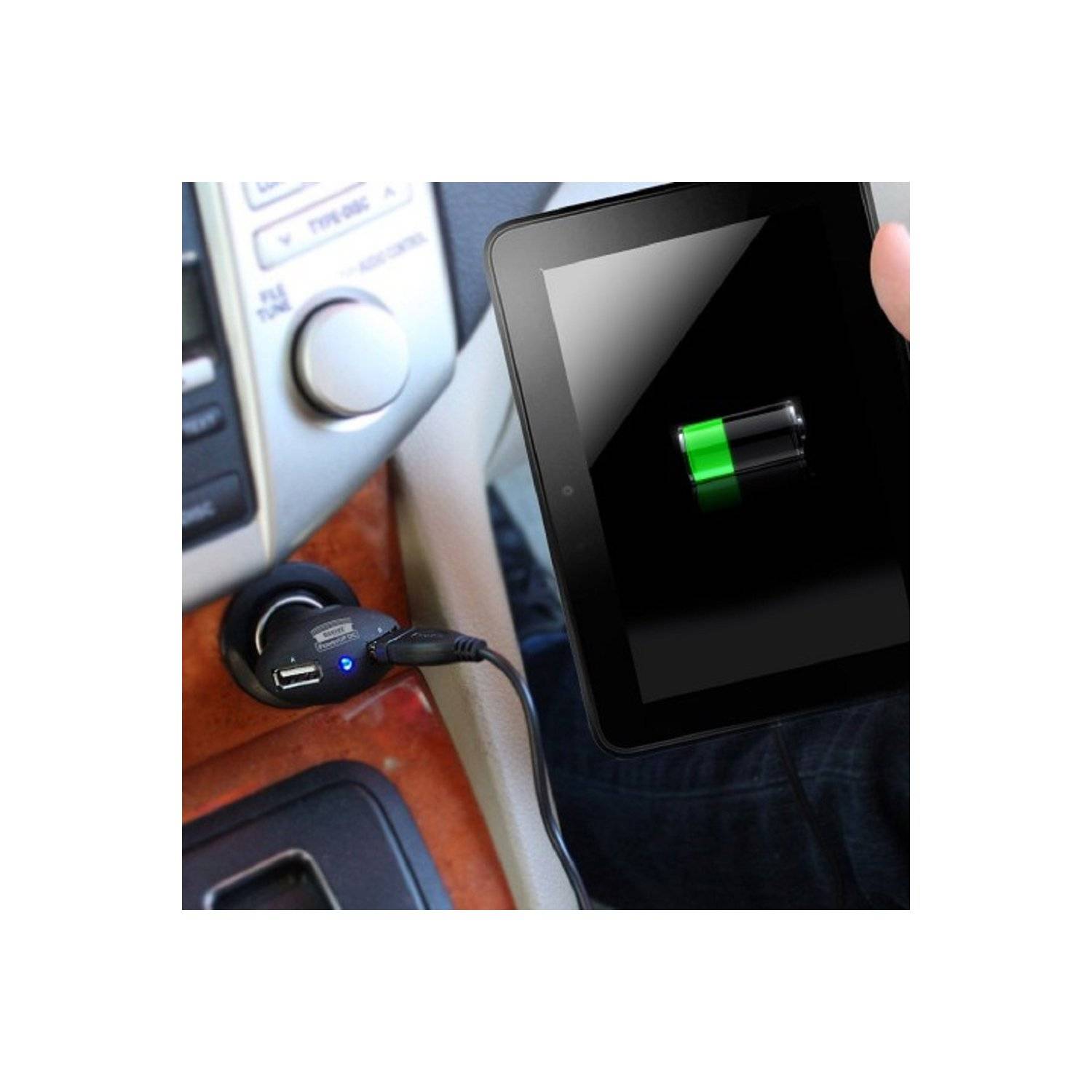 Auto PowerUP DC Dual USB Autoladegerät Schnellladegerät 2.1A