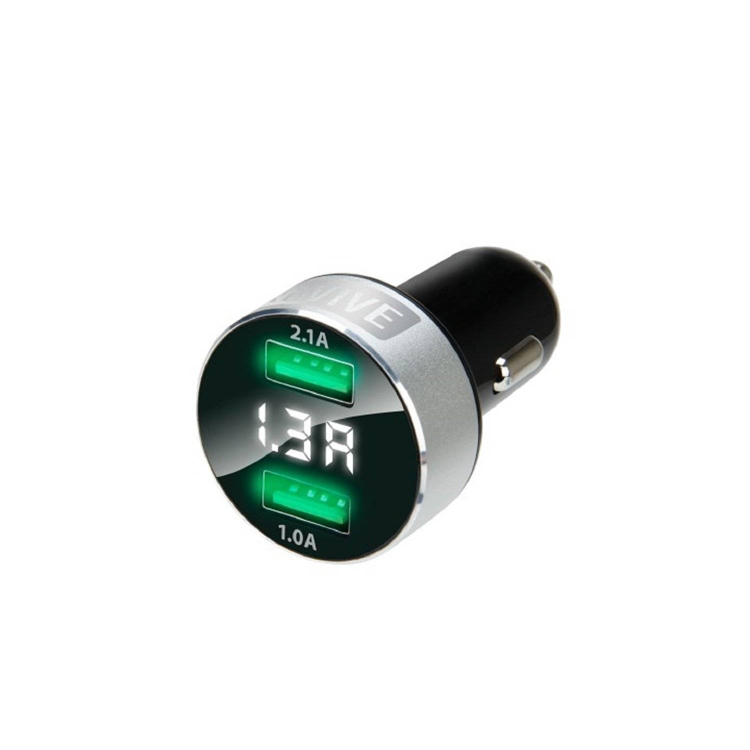 Dual USB Smart Charging Autoladegerät Ladegerät mit Display