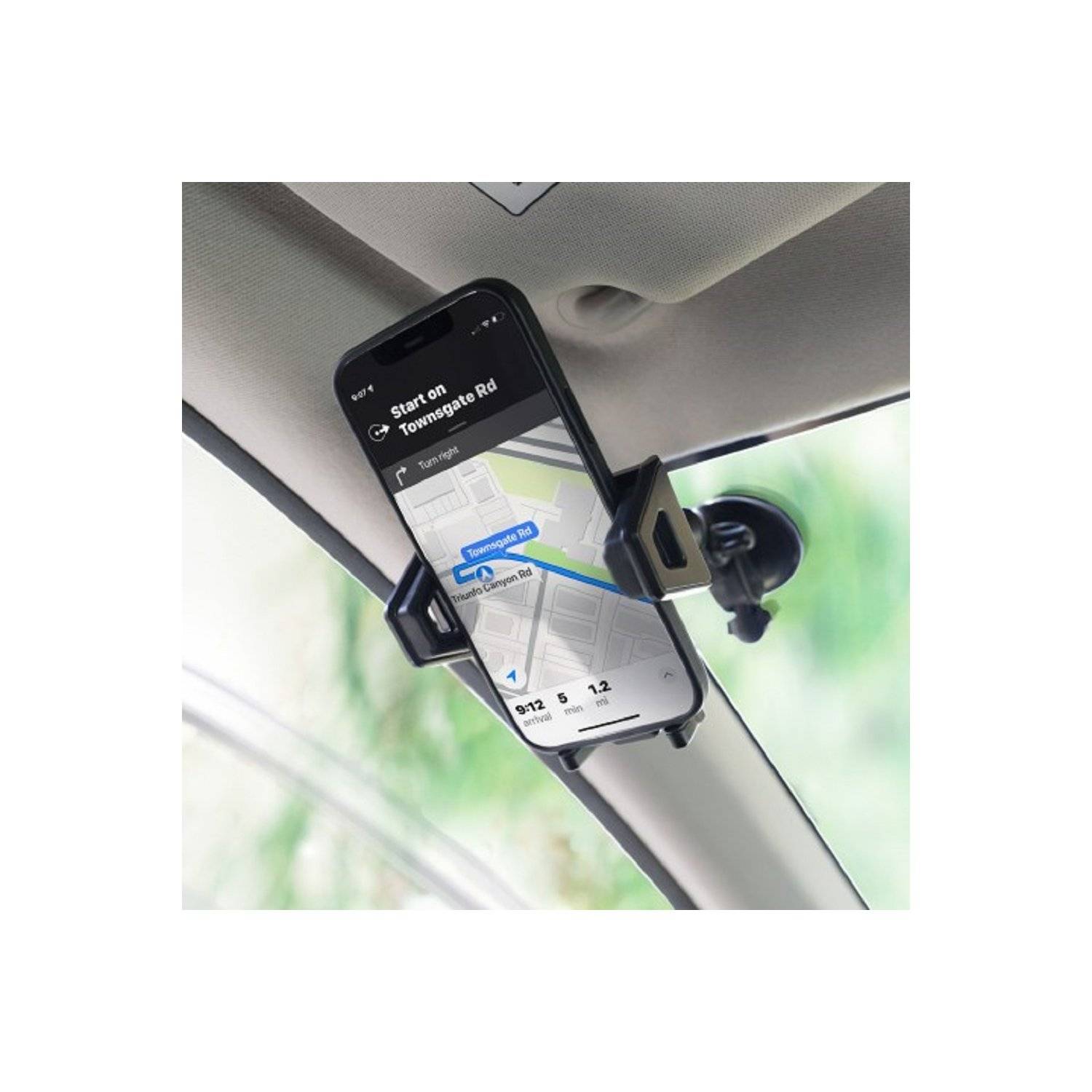 Handy-Halterung Auto für Windschutzscheibe / Armaturenbrett Saughalterung 360 Grad Drehbar