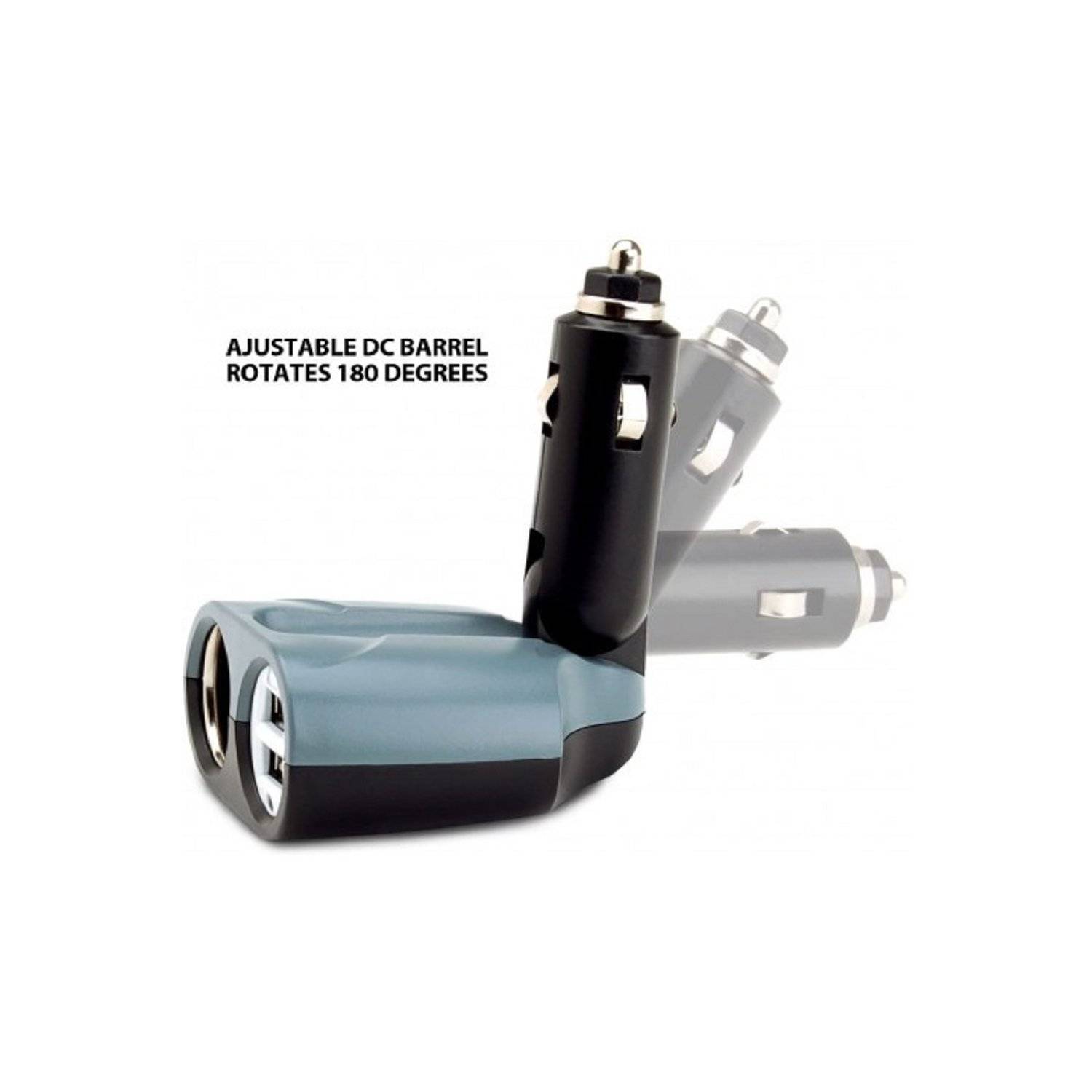 Auto PowerUP Autoladegerät Kit 2x USB 1x Zigarettenanzünder Ladegerät & Adapter
