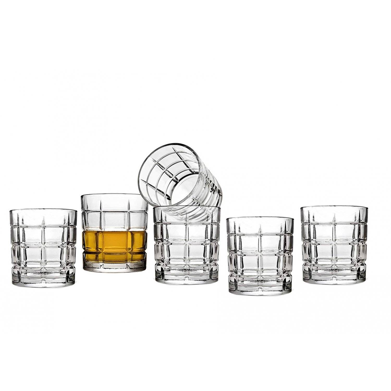 6er Gläser Set Whiskey Cocktail Chivas Kristall Timeless Retro 350 ml