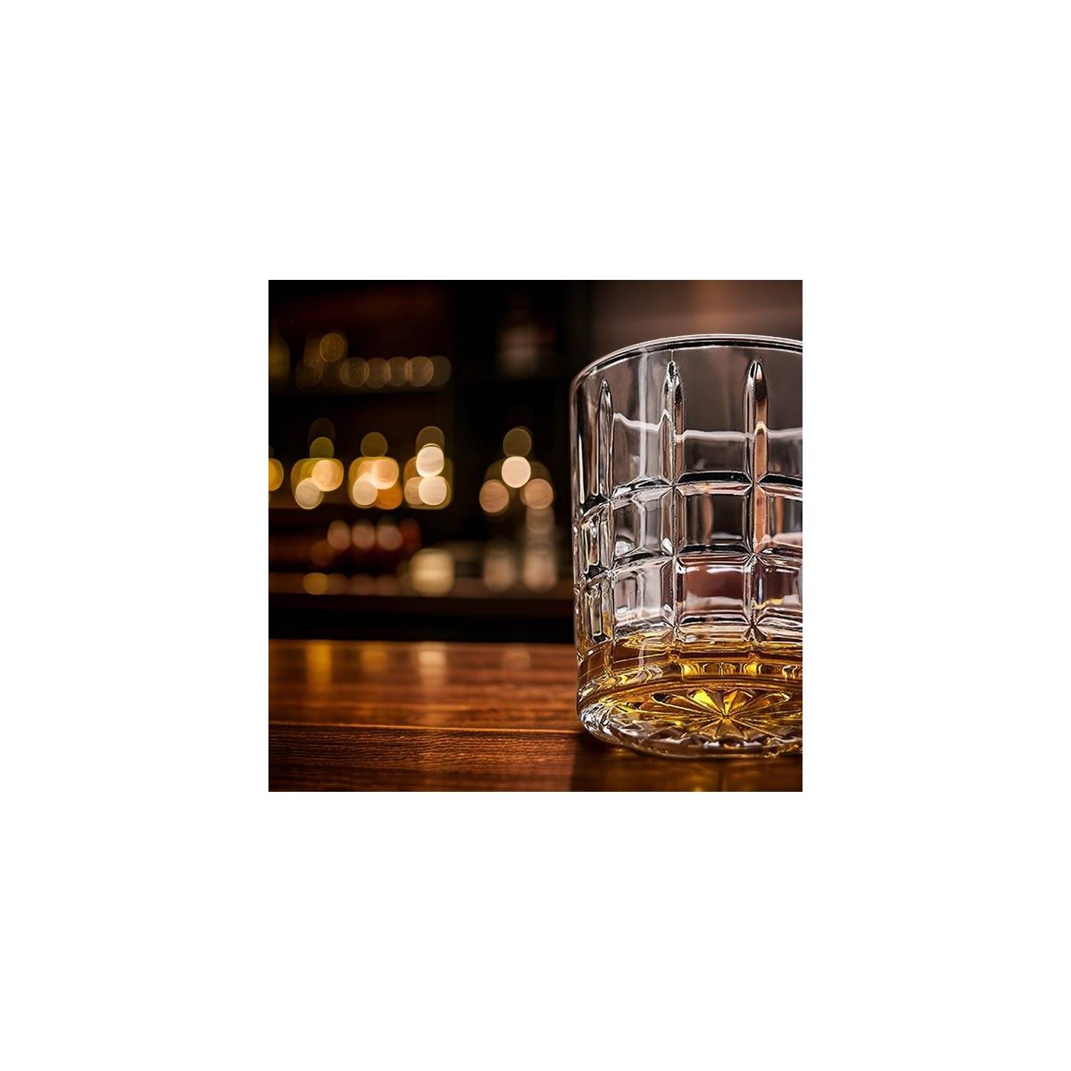 6er Gläser Set Whiskey Cocktail Chivas Kristall Timeless Retro 350 ml