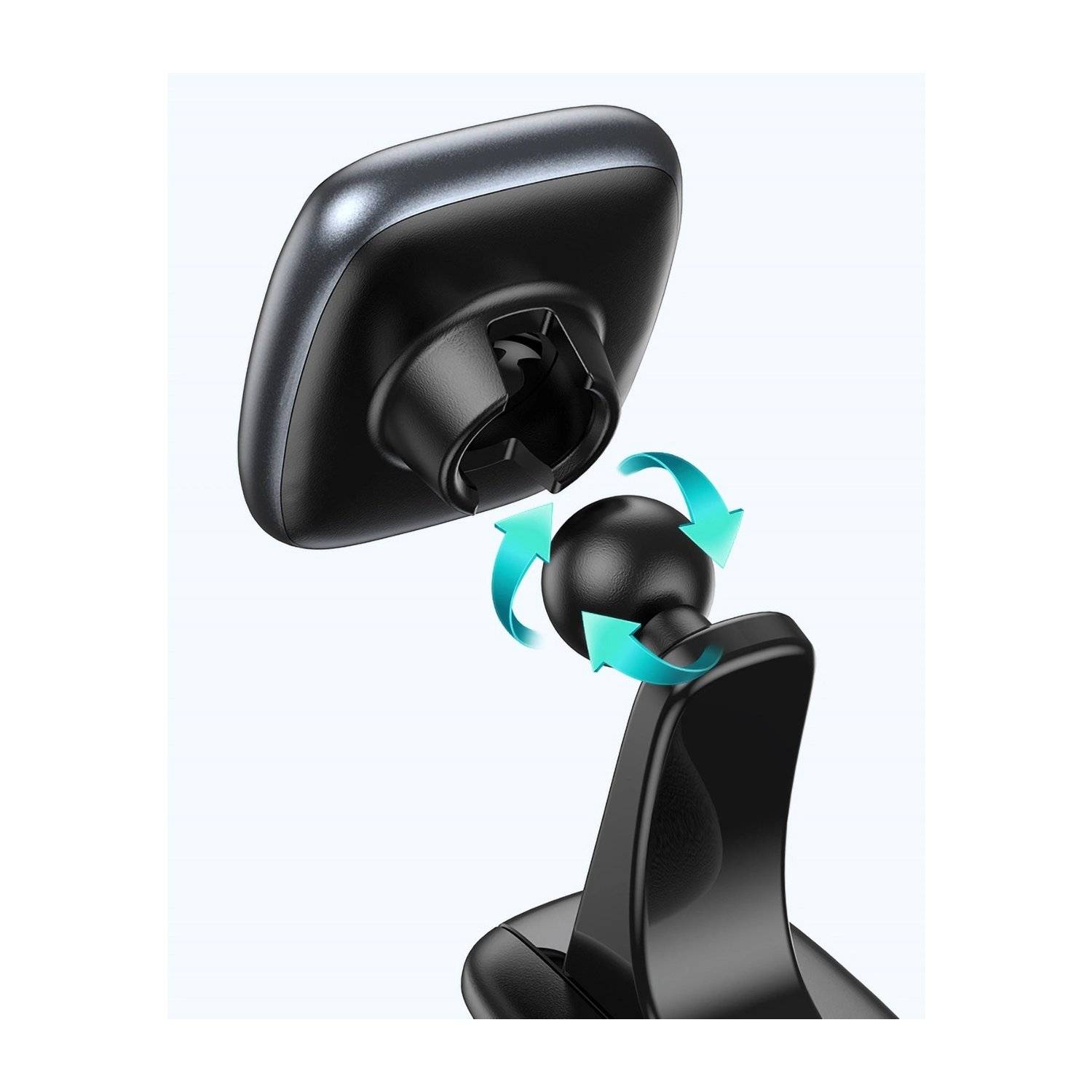 Magnetischer Telefonhalter 360° für das Armaturenbrett im Auto in Schwarz