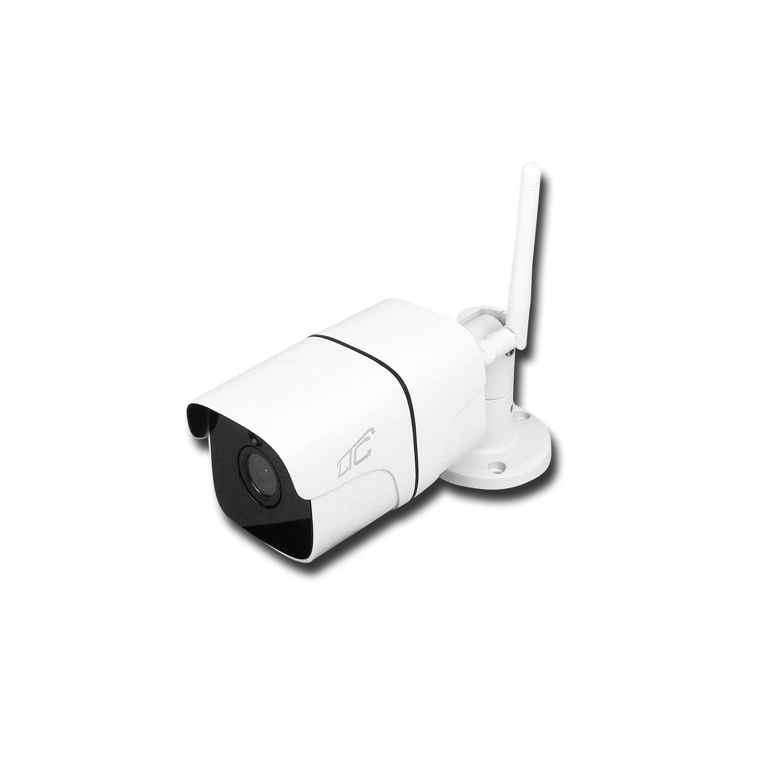 Überwachungskamera BULLET weiß IP66 PTZ WiFi & LAN 4Mpix 85*LED 4*IR 3,6mm Objektiv (IR-Sperrfilter) DC12V Modell
