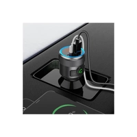 Bluestar Transmitter FM mit Audladefunktion in Grau QC3.0 PD 42W LED Bluetooth Bluestar Transmitter FM mit Audladefunktion in Grau QC3.0 PD 42W LED Bluetooth
