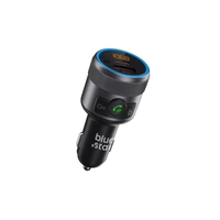 Bluestar Transmitter FM mit Audladefunktion in Grau QC3.0 PD 42W LED Bluetooth Bluestar Transmitter FM mit Audladefunktion in Grau QC3.0 PD 42W LED Bluetooth