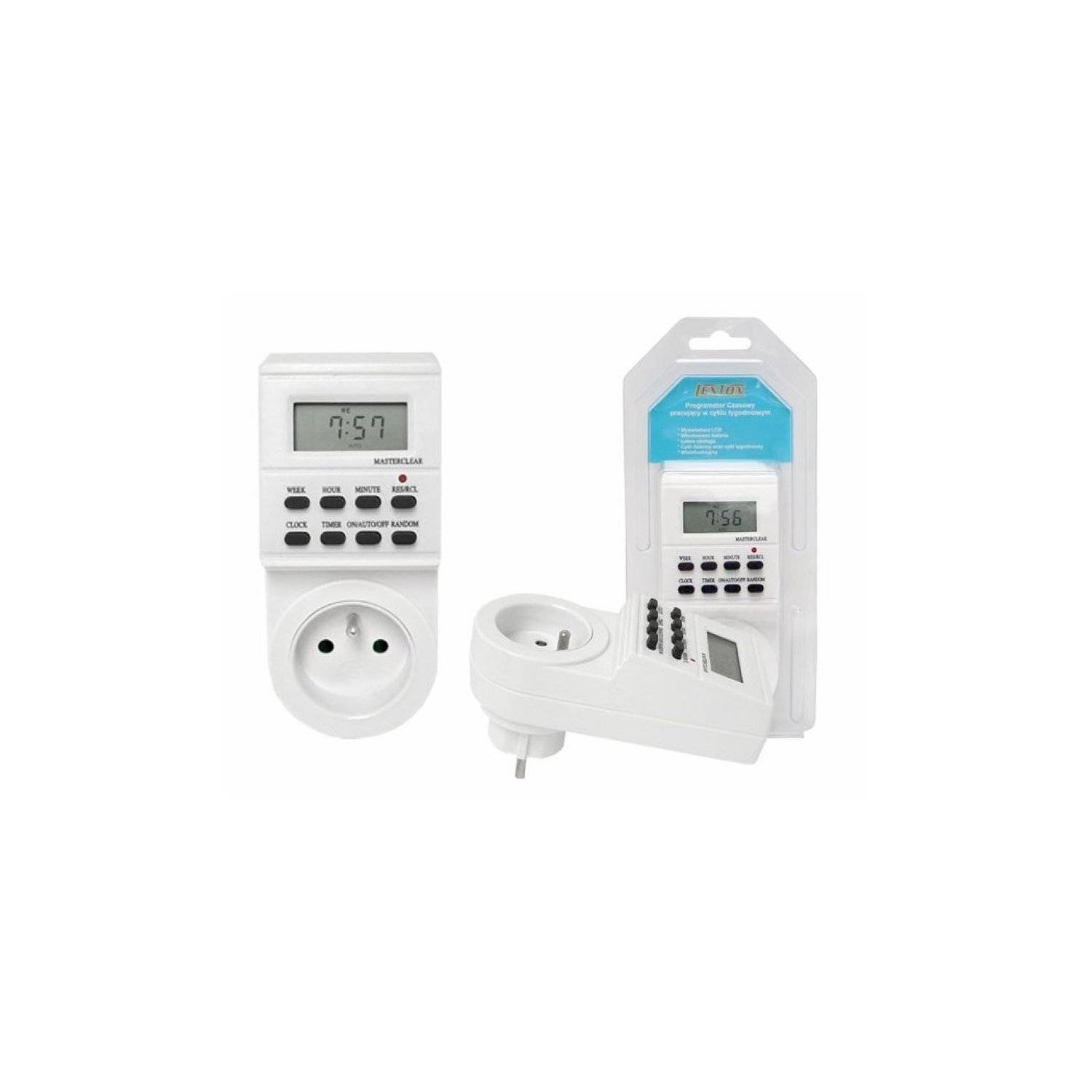 TS-EF1 Digitaler Timer - Einstellbare Steckdose - 230V
