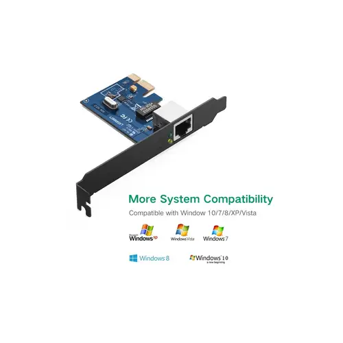 Netzwerkkarte - US230 Gigabit 10/100/1000Mbps PCI-E Netzwerkkarte – Schwarz Netzwerkkarte - US230 Gigabit 10/100/1000Mbps PCI-E Netzwerkkarte – Schwarz