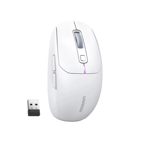 PC-Maus - MU103 Bluetooth 5.0 Computermaus / 2,4 GHz USB-Empfänger – Weiß PC-Maus - MU103 Bluetooth 5.0 Computermaus / 2,4 GHz USB-Empfänger – Weiß