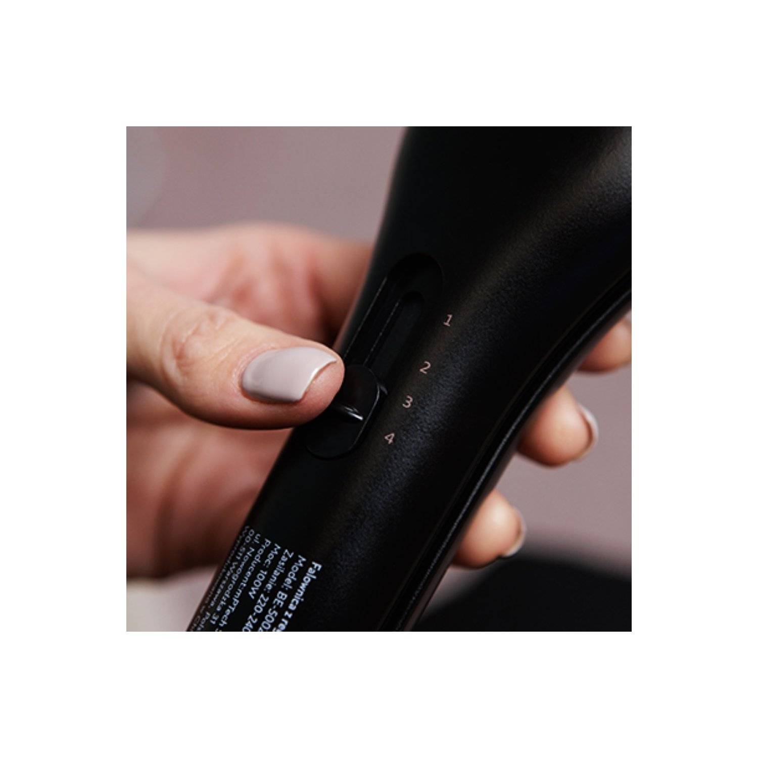 Welleneisen BE-500234 - Schwarz - Beachwaves-Eisen für natürliche Wellen - 160-180-200-210 ºC