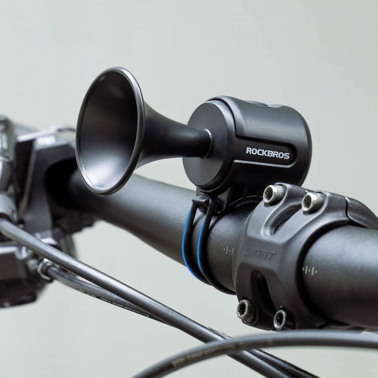 Elektronische Fahrradklingel in Schwarz Wasserdicht aus robustem ABS und PC