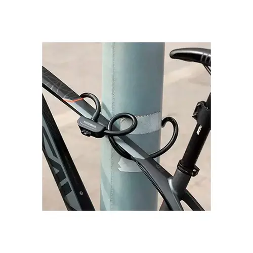 Fahrradschloss mit 1,1 m Länge - RKS515-BK Schloss mit 2 Schlüsseln Schwarz Fahrradschloss mit 1,1 m Länge - RKS515-BK Schloss mit 2 Schlüsseln Schwarz