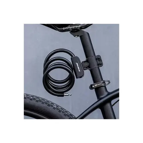 Fahrradschloss mit 1,1 m Länge - RKS515-BK Schloss mit 2 Schlüsseln Schwarz Fahrradschloss mit 1,1 m Länge - RKS515-BK Schloss mit 2 Schlüsseln Schwarz