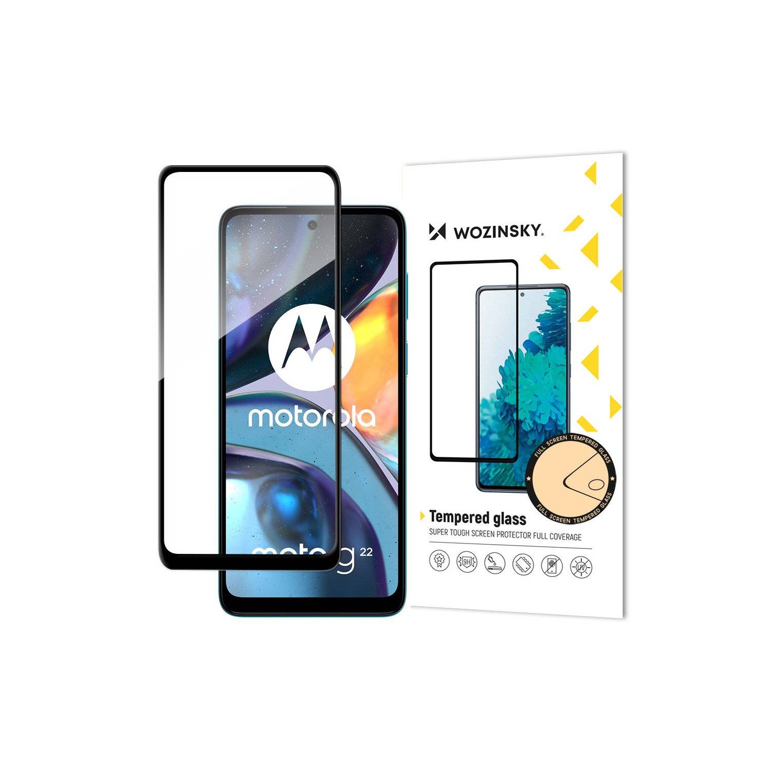 5D Schutz Glas kompatibel mit Motorola Moto G24 / G04 Curved Folie Vollständig Klebend und Abdeckung