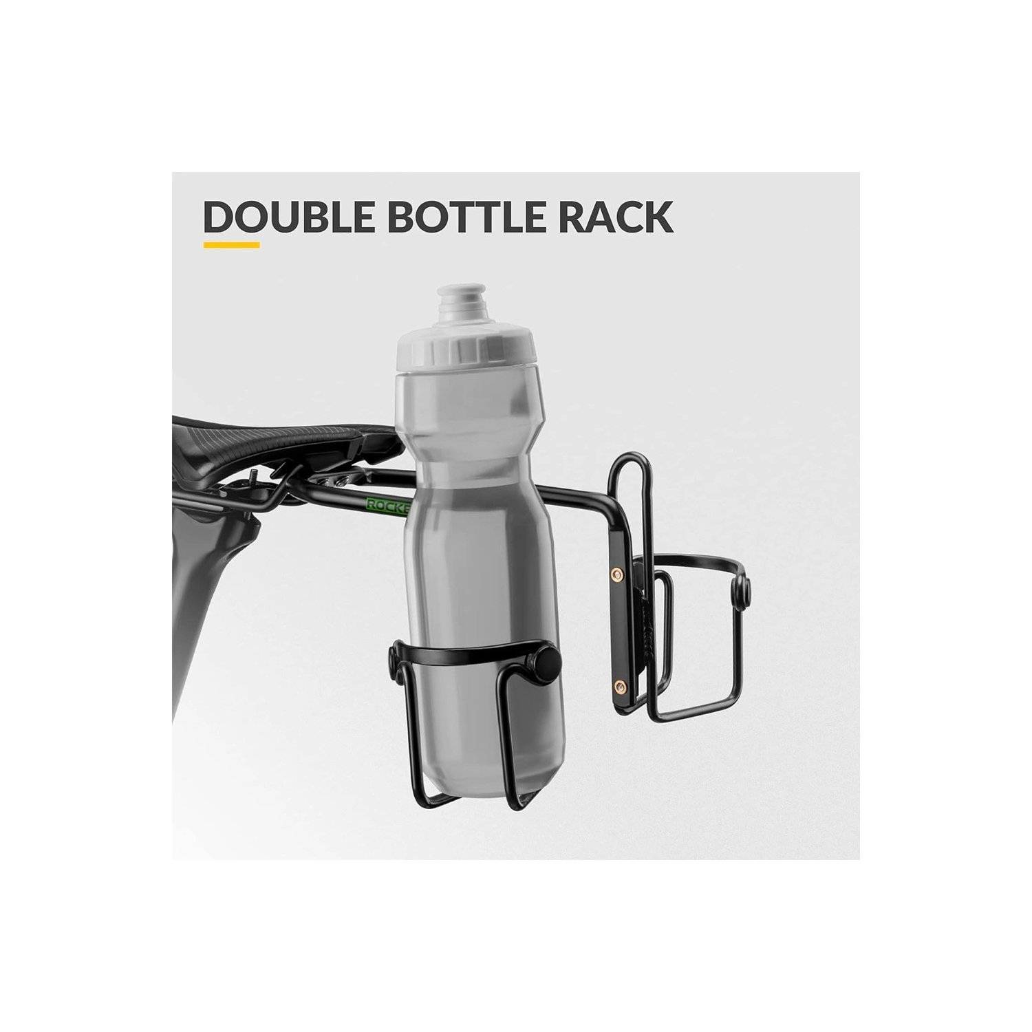 Multifunktionshalterung 31210013001 Satteltaschenstabilisator – Schwarz Anbringung von 2 Flaschenhaltern möglich