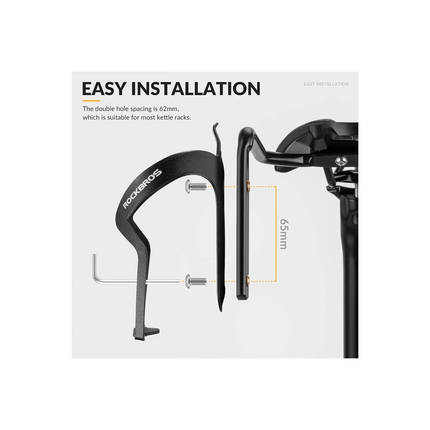 Multifunktionshalterung 31210013001 Satteltaschenstabilisator – Schwarz Anbringung von 2 Flaschenhaltern möglich