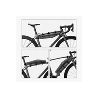 Wasserdichte Fahrradtasche für Rahmen – Grau AS-052 - für Fahrradschloss Pumpe Wasserdichte Fahrradtasche für Rahmen – Grau AS-052 - für Fahrradschloss Pumpe