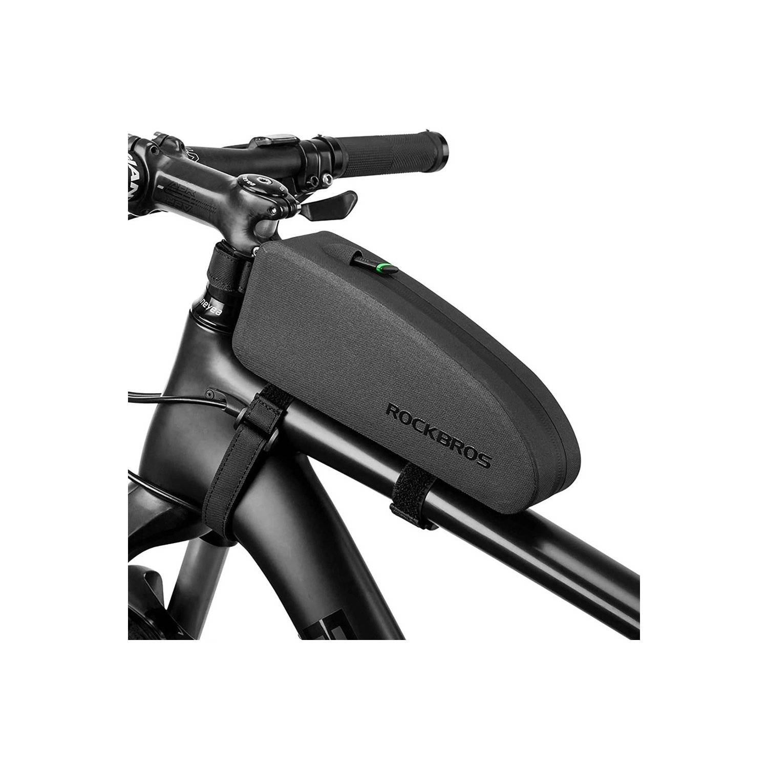 Fahrradrahmentasche wasserdicht 1,6 l - Schwarz Fassungsvermögen 1,6 l