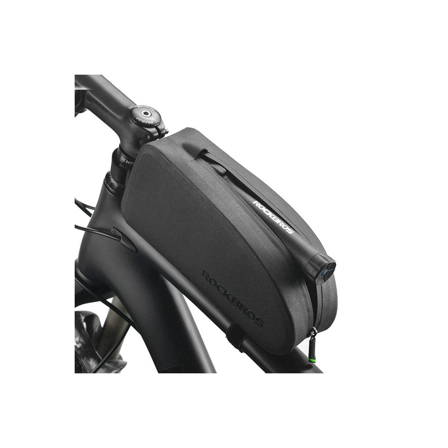 Fahrradrahmentasche wasserdicht 1,6 l - Schwarz Fassungsvermögen 1,6 l