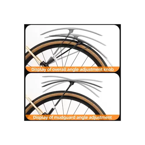 Fahrradschutzblech, universal, verstellbar – Schwarz - 28210007001 - Verstellbereich : 28 - 32 cm Fahrradschutzblech, universal, verstellbar – Schwarz - 28210007001 - Verstellbereich : 28 - 32 cm
