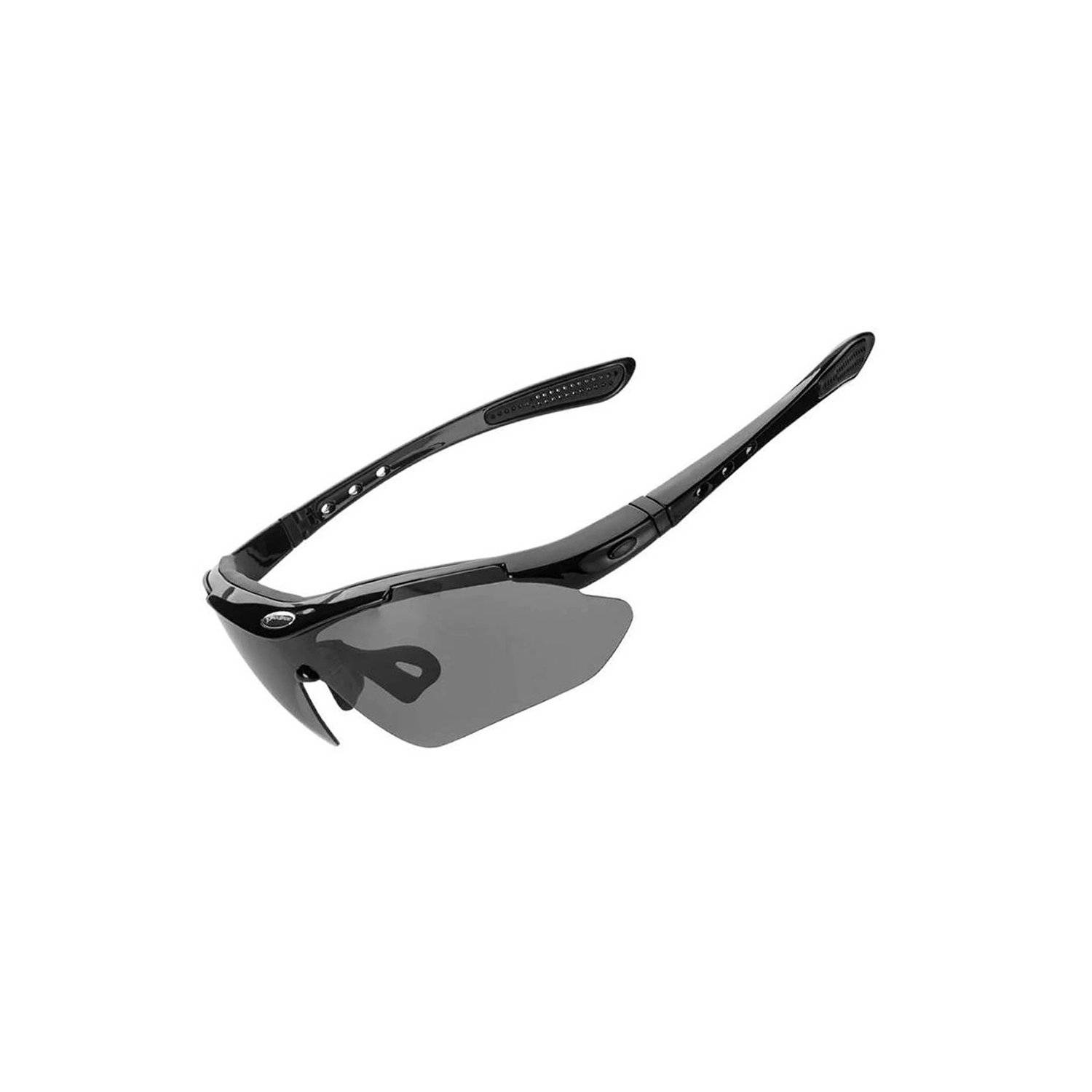 Photochrome UV400-Fahrradbrille – Schwarz - Qualitative Fahrradbrille mit UV-Schutz
