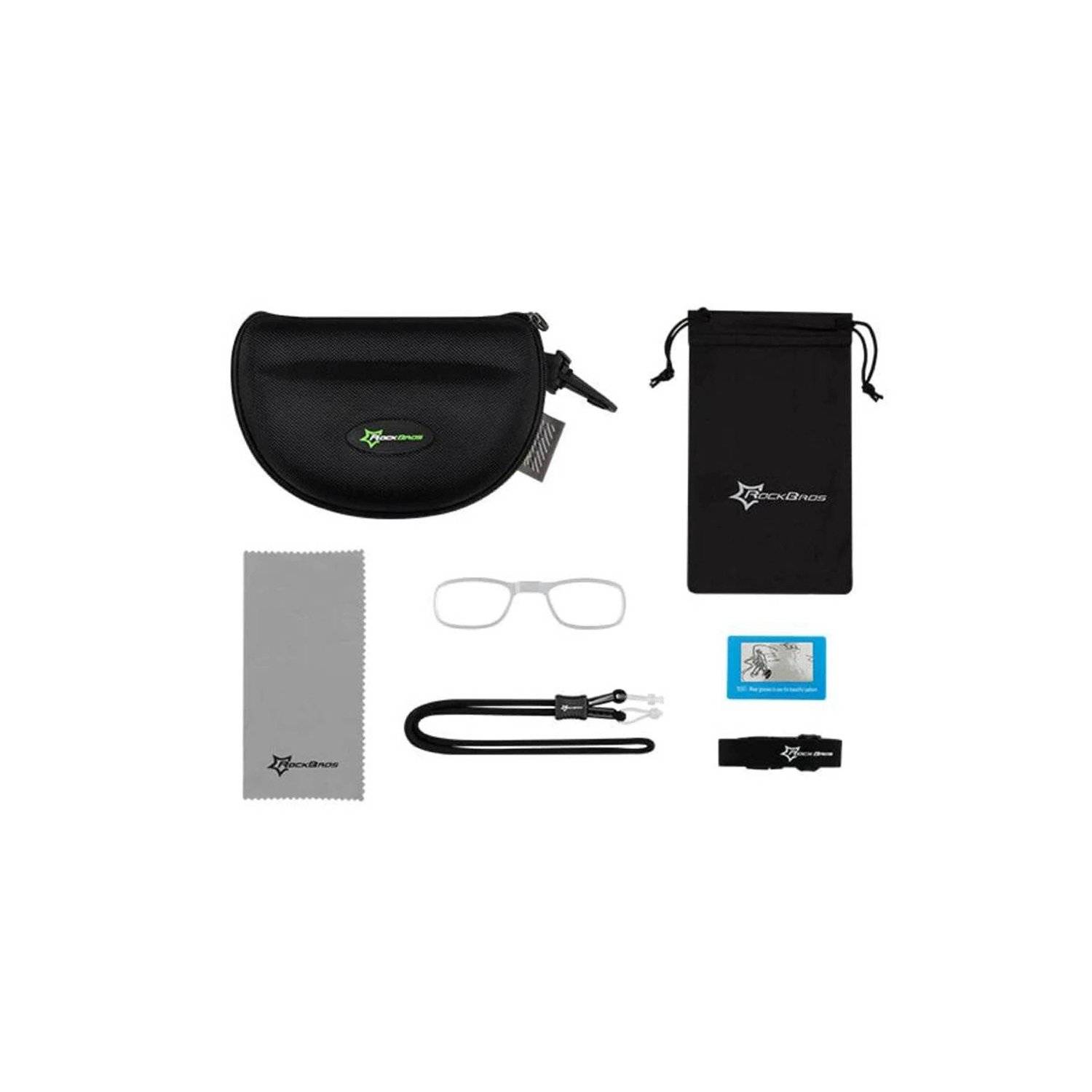 Photochrome UV400-Fahrradbrille – Schwarz - Qualitative Fahrradbrille mit UV-Schutz