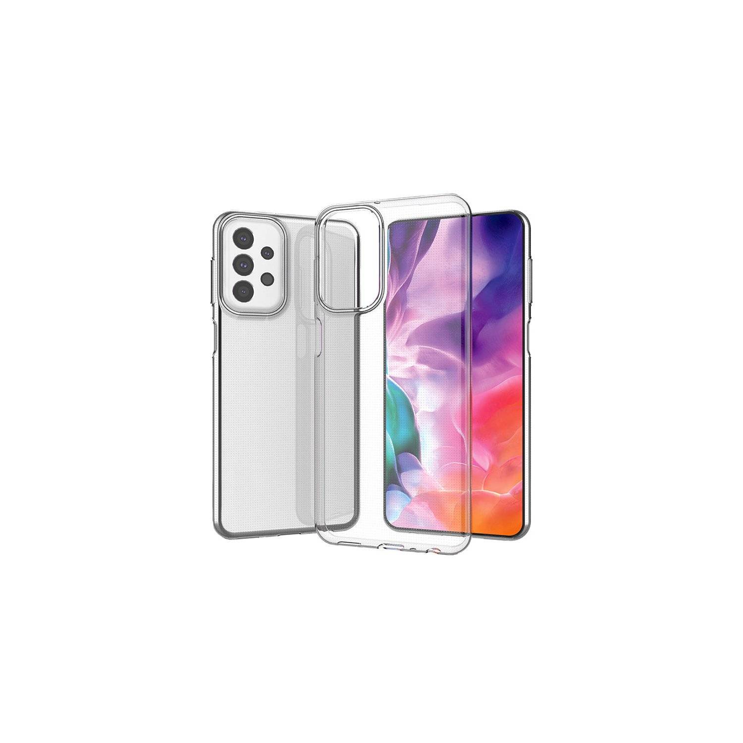 Silikon Hülle Basic kompatibel mit Samsung Galaxy A15 4G / 5G Case Soft Transparent