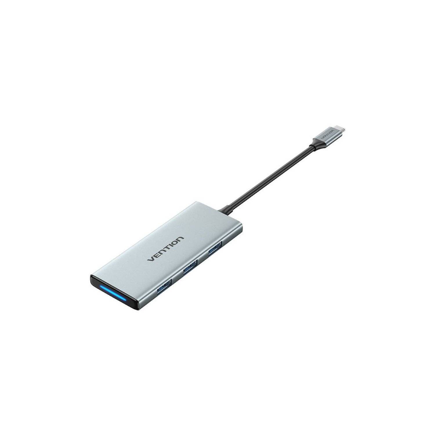 0.15m Grau - USB-C auf HDMI - 3x USB 3.0, SD, TF, PD Hub PD 100 W