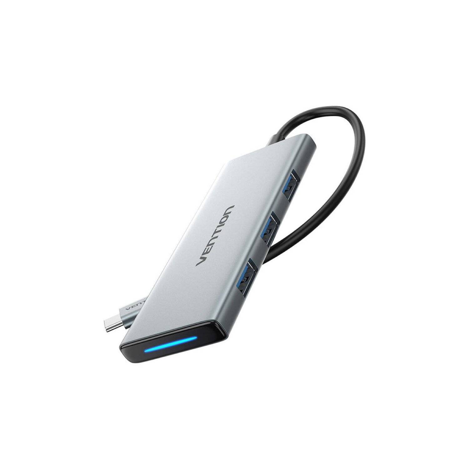 0.15m Grau - USB-C auf HDMI - 3x USB 3.0, SD, TF, PD Hub PD 100 W