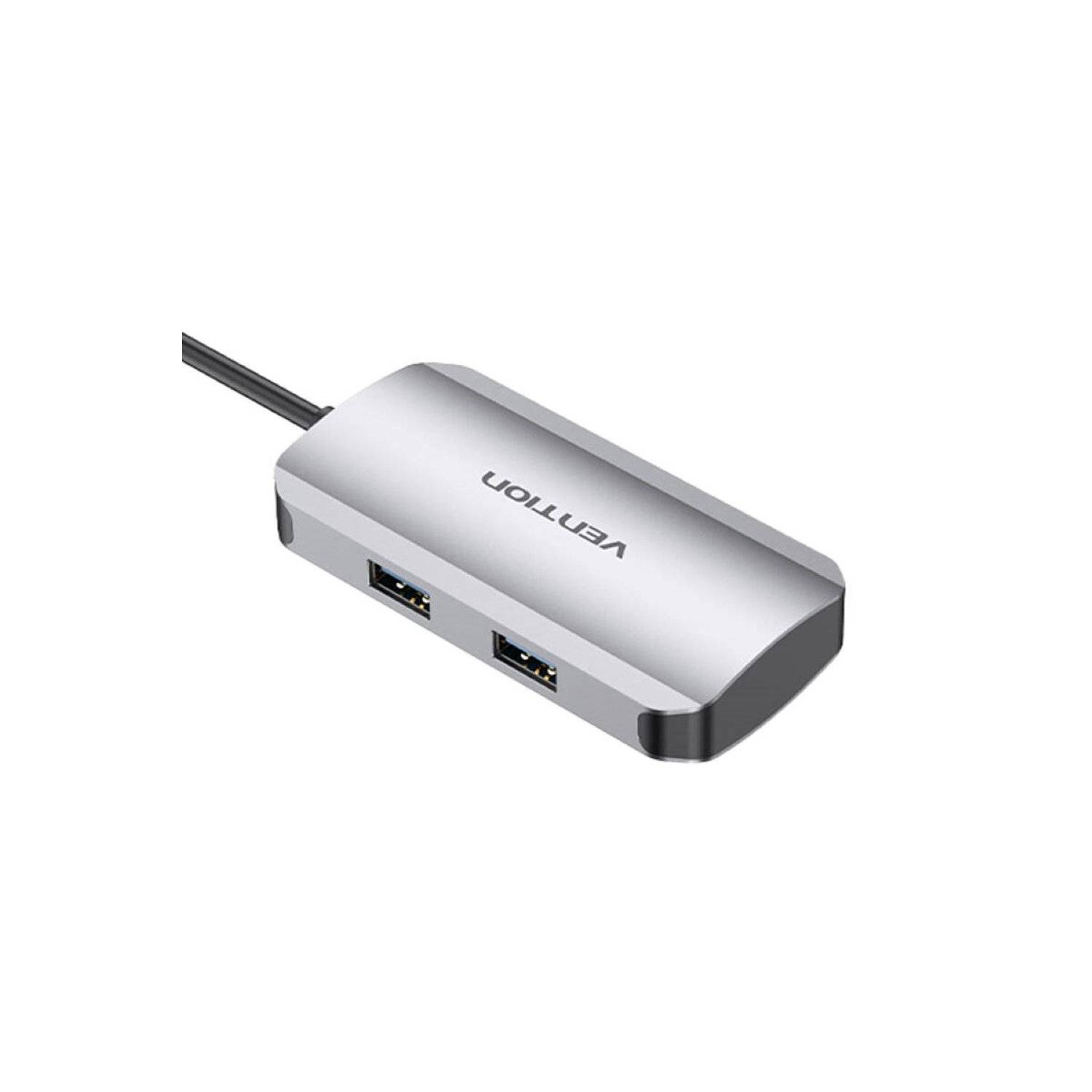 USB-C auf USB-C Dockingstation - 3x USB3.0, PD 0,15m grau - USB-C, 3x USB3.0, 2x USB-C