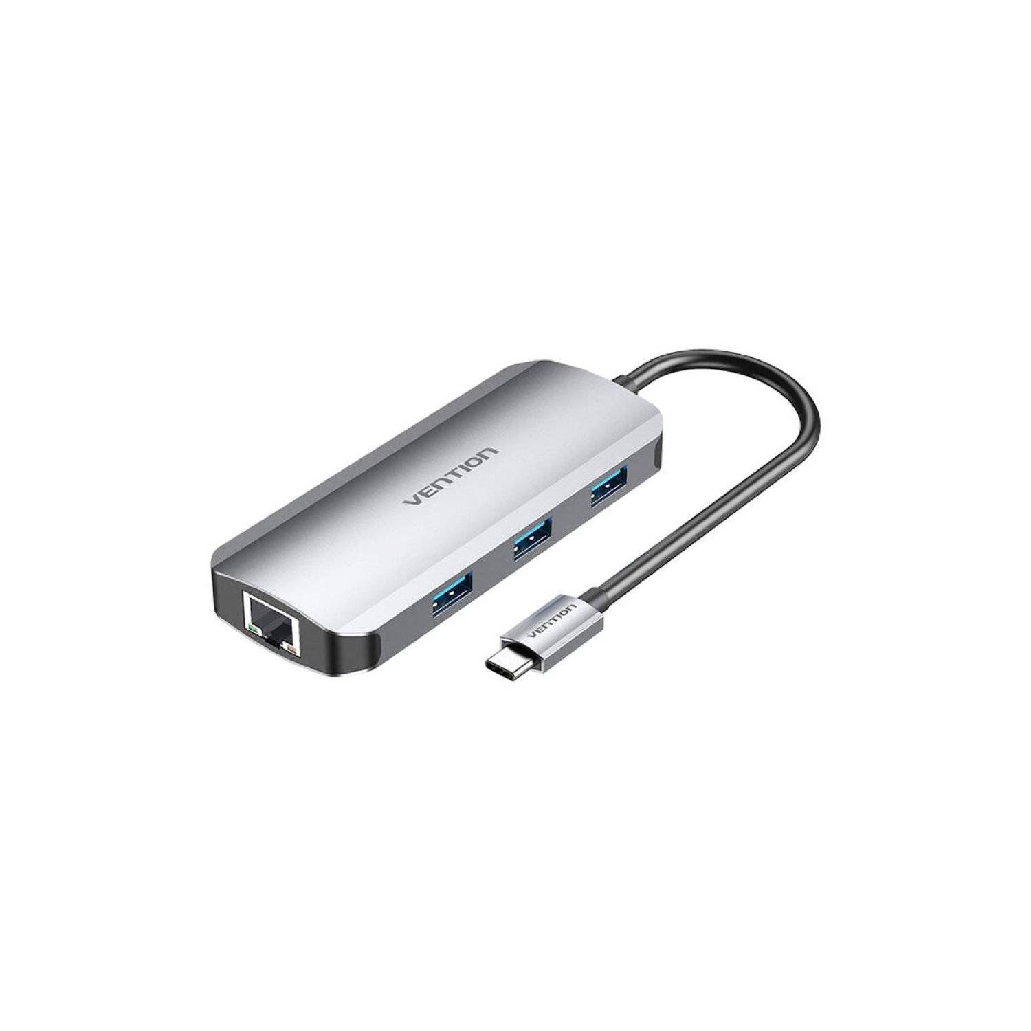 USB-C auf HDMI Dockingstation - 3x USB 3.0 - PD 0,15m (grau)