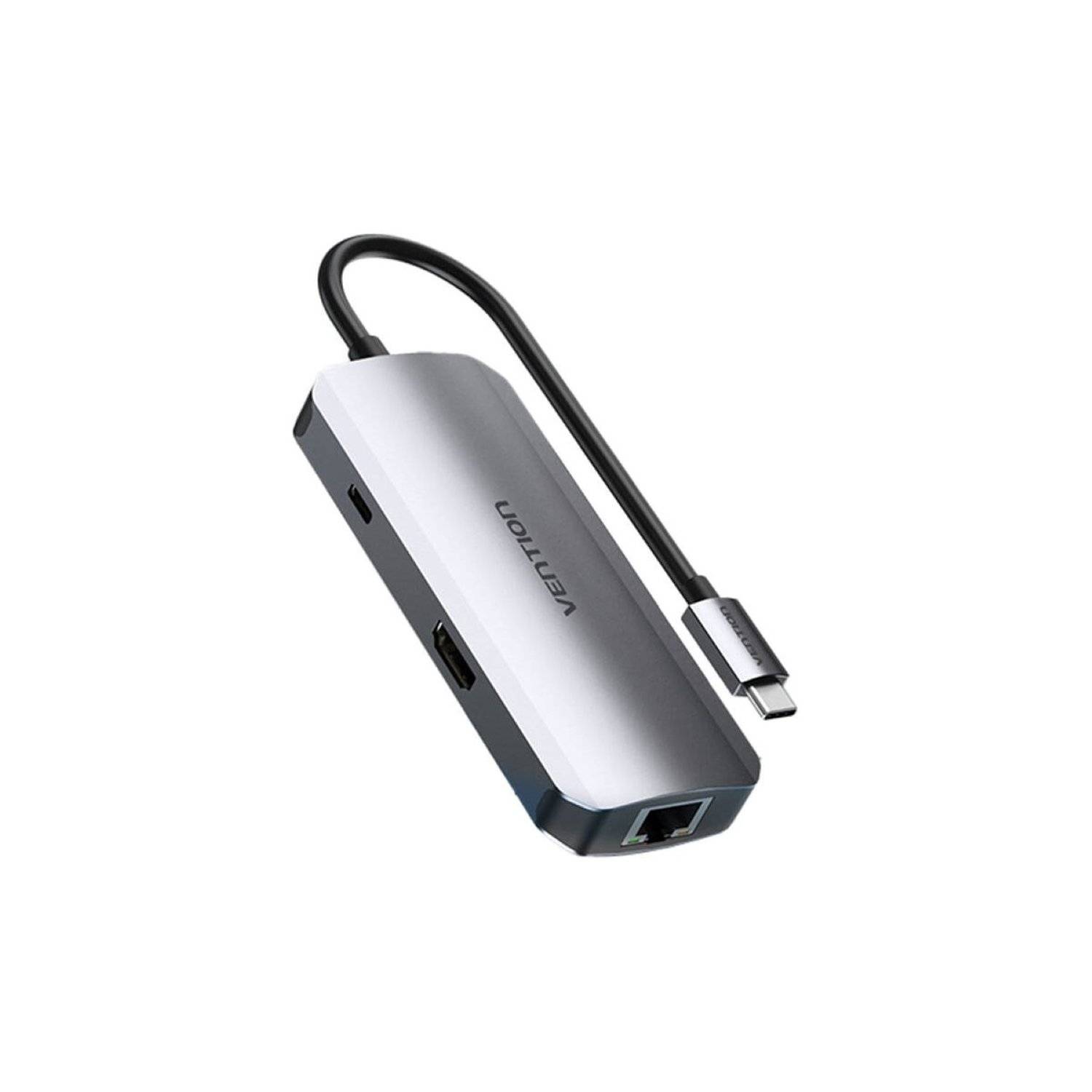 USB-C auf HDMI Dockingstation - 3x USB 3.0 - PD 0,15m (grau)