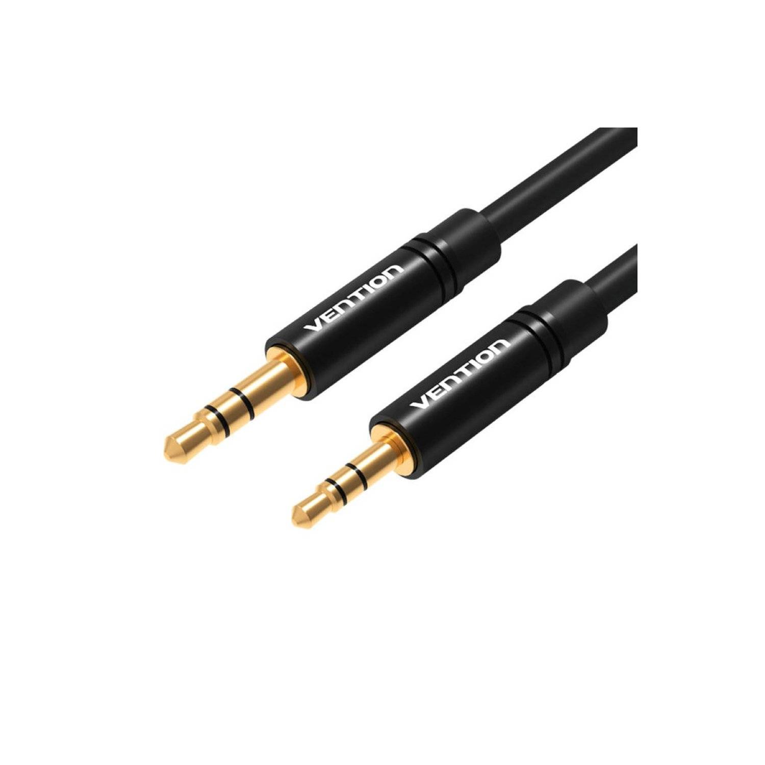Audio-Kabel - Audio Miniklinke 3,5mm auf 2,5mm AUX - 0,5m Kabellänge (schwarz)