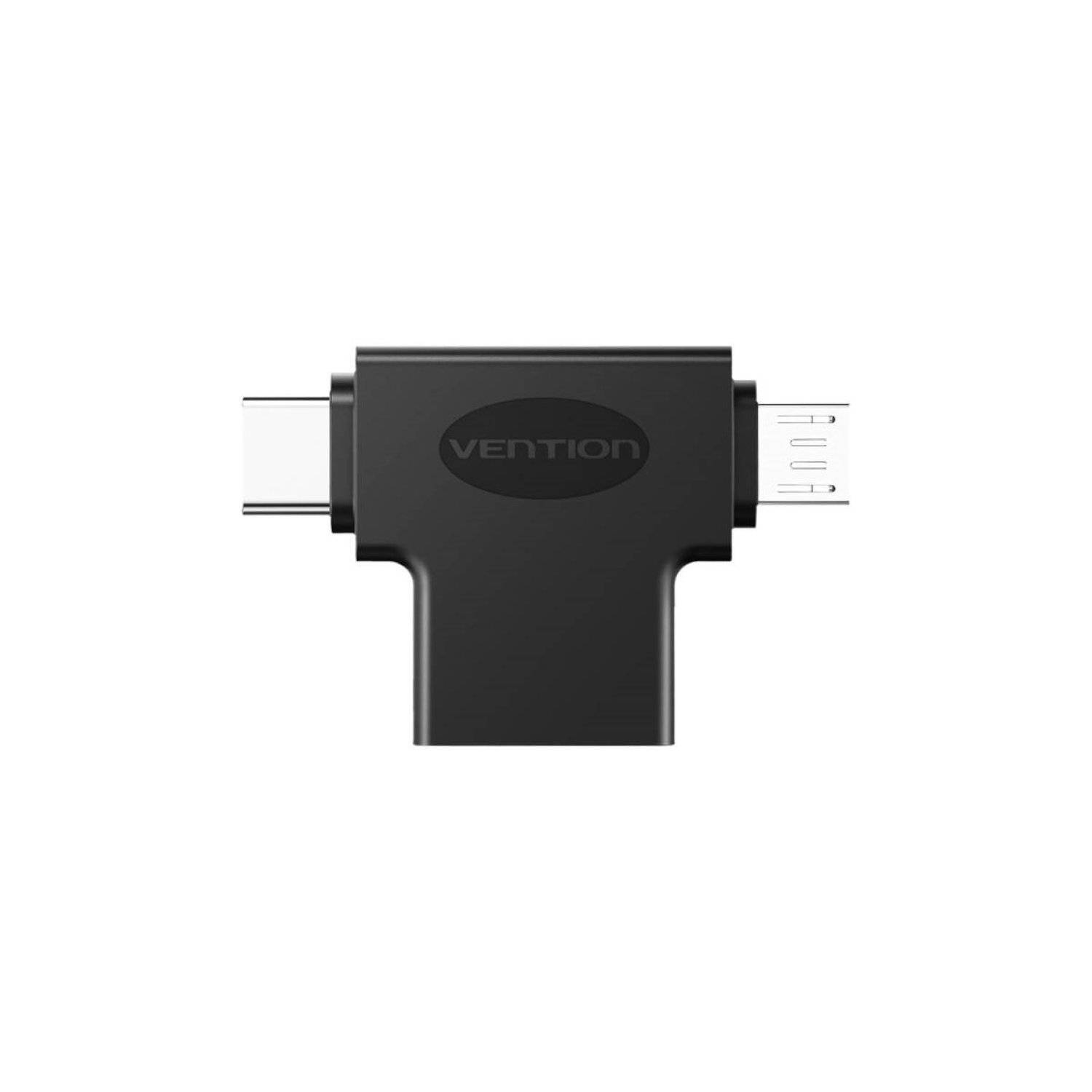 USB-Adapter - USB 3.0 auf USB-C und Micro USB - Schwarz