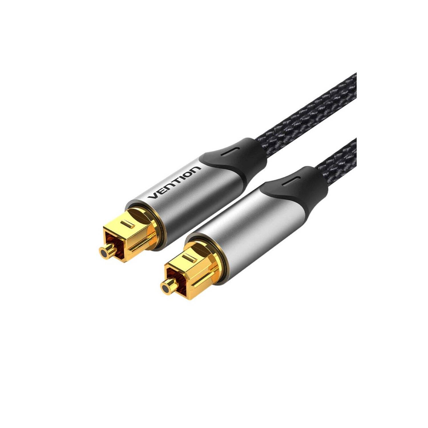 Audio-Kabel mit PVC + Baumwollgeflecht - 5 m Kabel mit vergoldeten S/PDIF-Steckern
