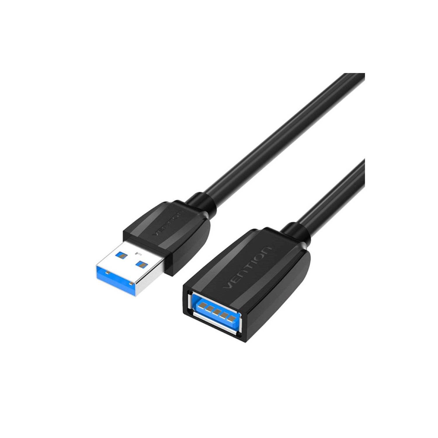 Verlängerungskabel USB 3.0 Stecker auf USB Buchse - 3m (Schwarz)