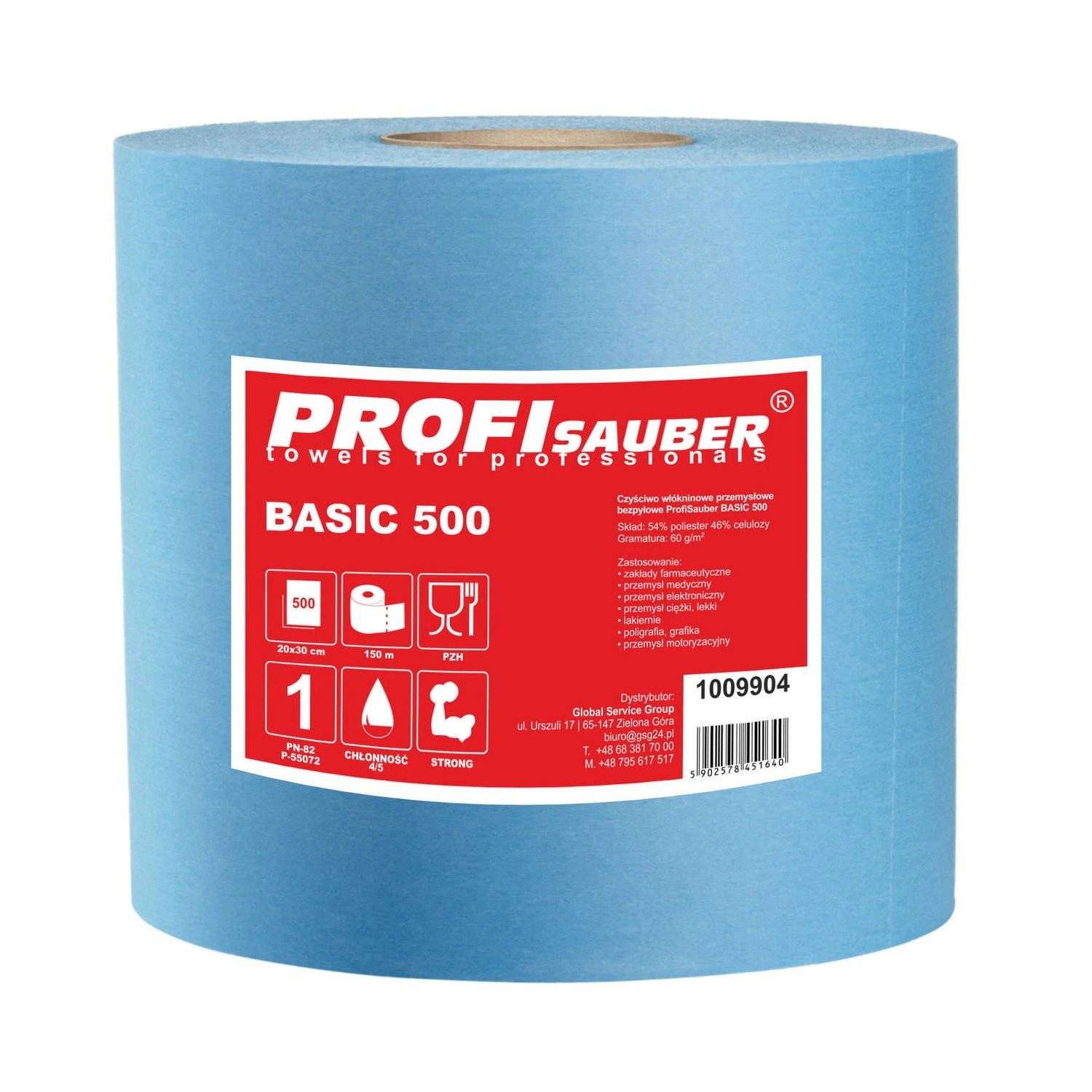 Staubfreies Industriereinigungsvlies - BASIC 500 - 500 Stück Blatt