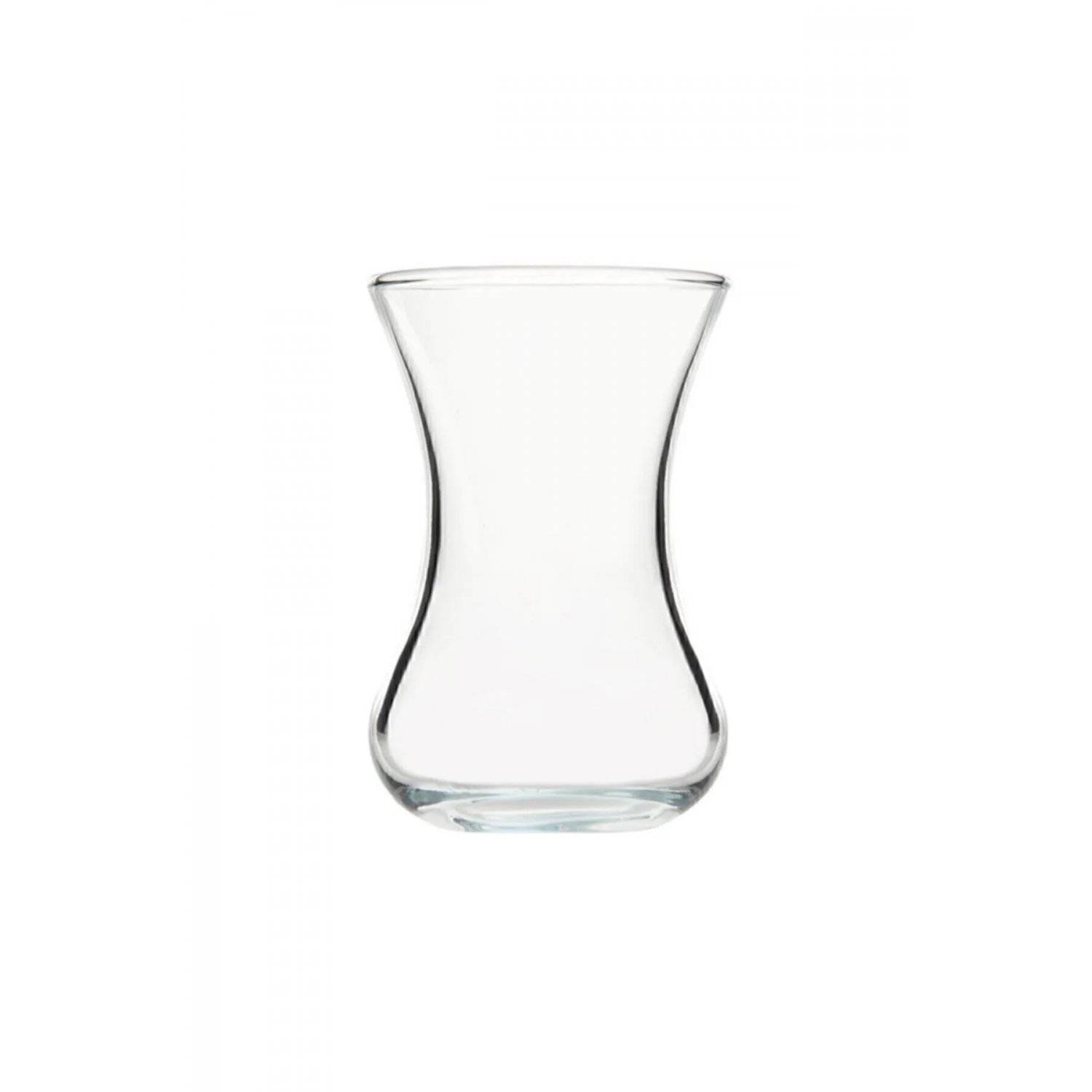 Vefa Grosse türkische Teegläser 130 ml, orientalisches Teeglas 6 Stück