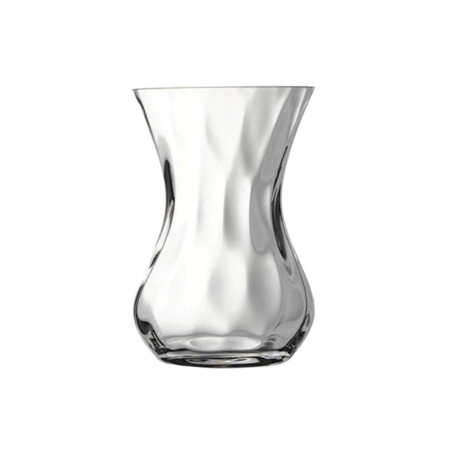 Beykoz Optik Grosse türkische Teegläser 130 ml, orientalisches Teeglas 6 Stück