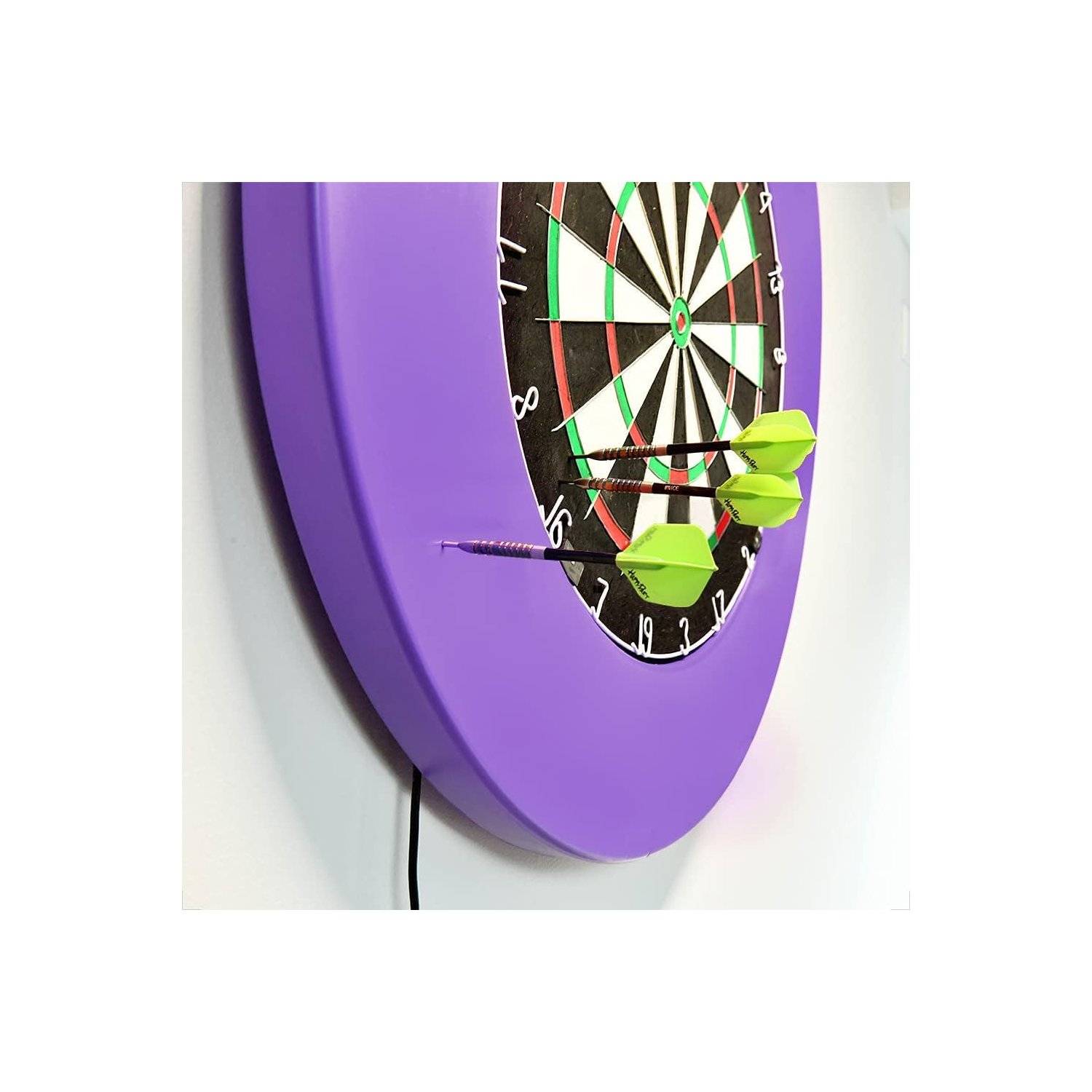 Dart Catchring Surround Dartscheibe Schutz Dart Auffangring für 45 cm Dartscheibe Lila