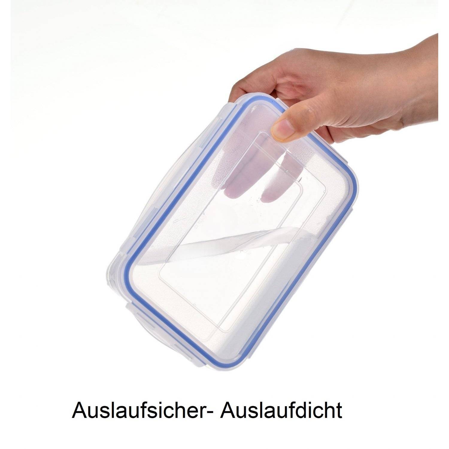 4er Set Aufbewahrungsdosen mit Deckel Frischhaltedosen für jede Küche Luftdicht Auslaufdicht