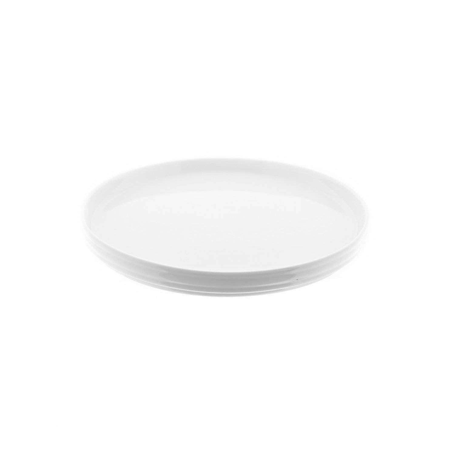 27-teiliges Geschirr-Set aus Porzellan, Tafelservice für 6 Personen Weiß mit Goldumrandung