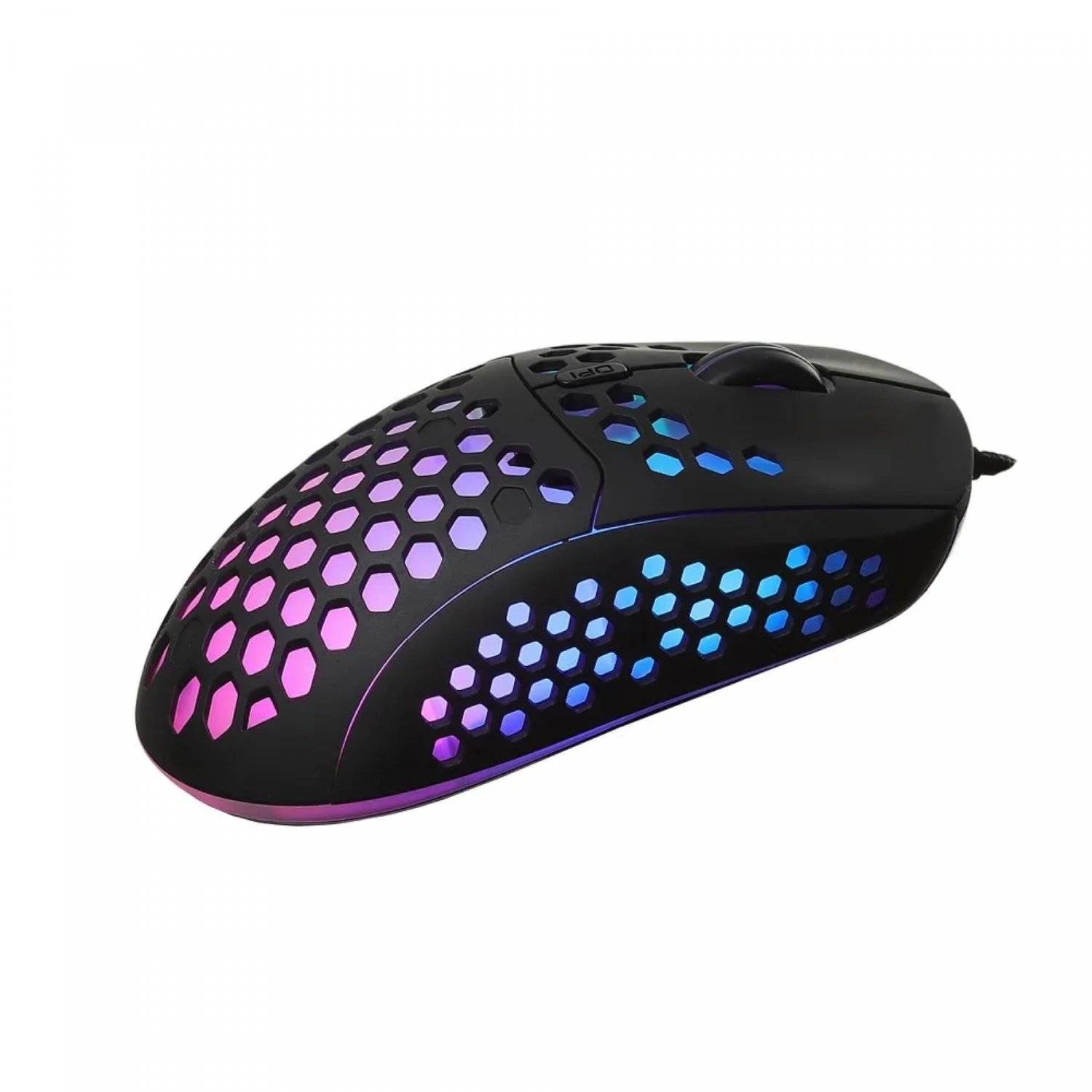 Optische Kabelgebundene Maus 6400DPI USB RGB AM-99 ultraleicht mit 6 Tasten