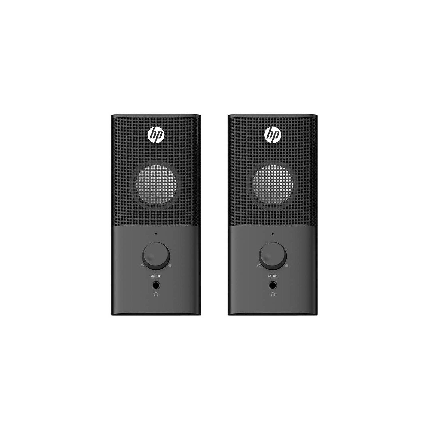 HP DHS-2101 2.0 Multimedia-Lautsprecher Schwarz