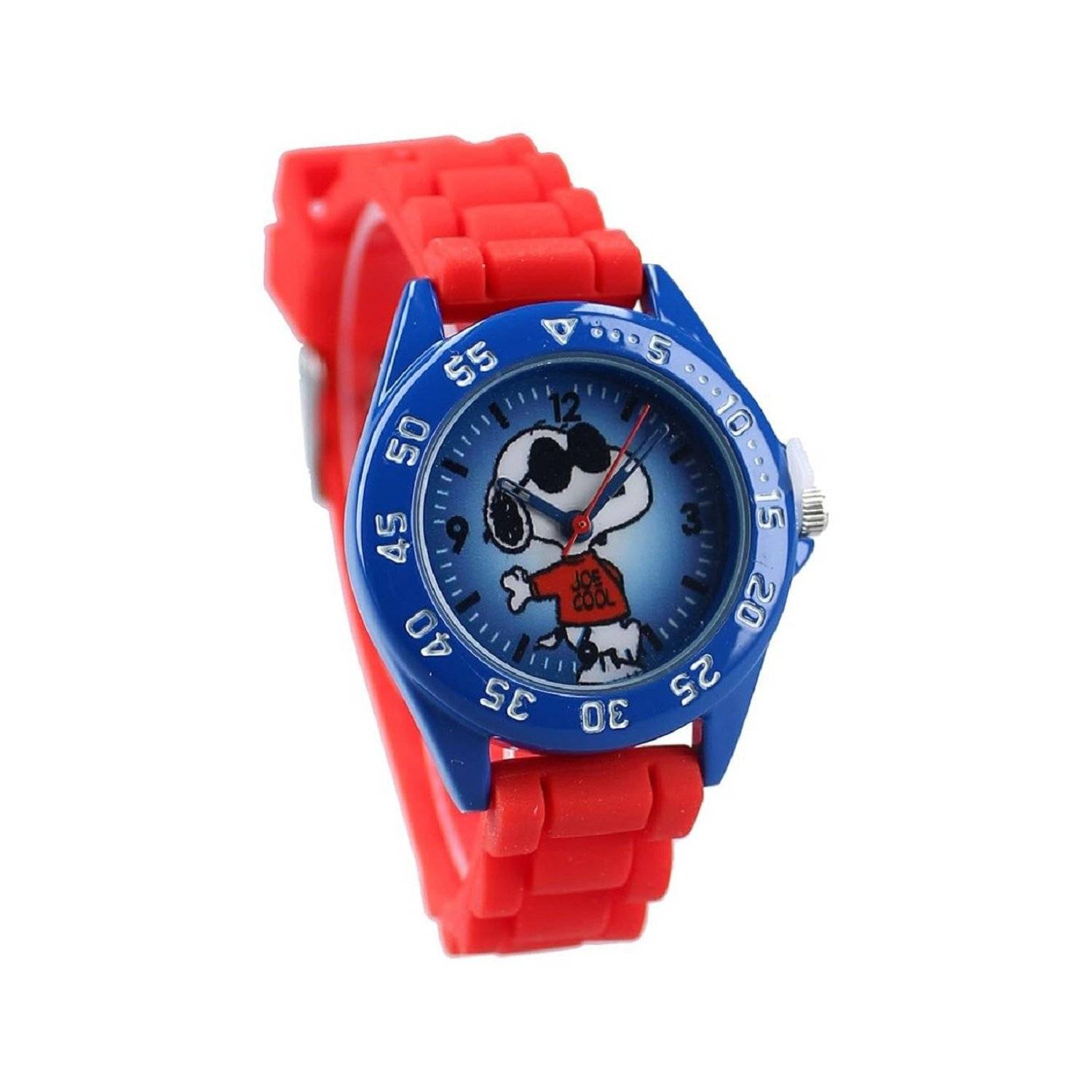 Snoopy Uhr Analoge Kinderuhr Bunte Armbanduhr für kleine Fans