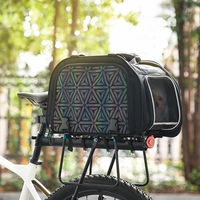 Transport-Fahrradtasche für Katzen und Hunde max. 10kg – Schwarz aus Baumwolle Transport-Fahrradtasche für Katzen und Hunde max. 10kg – Schwarz aus Baumwolle