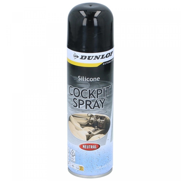 Dunlop - Cockpit-Reinigungsspray 225 ml wirkt gegen Staub und Feuchtigkeit Dunlop - Cockpit-Reinigungsspray 225 ml wirkt gegen Staub und Feuchtigkeit