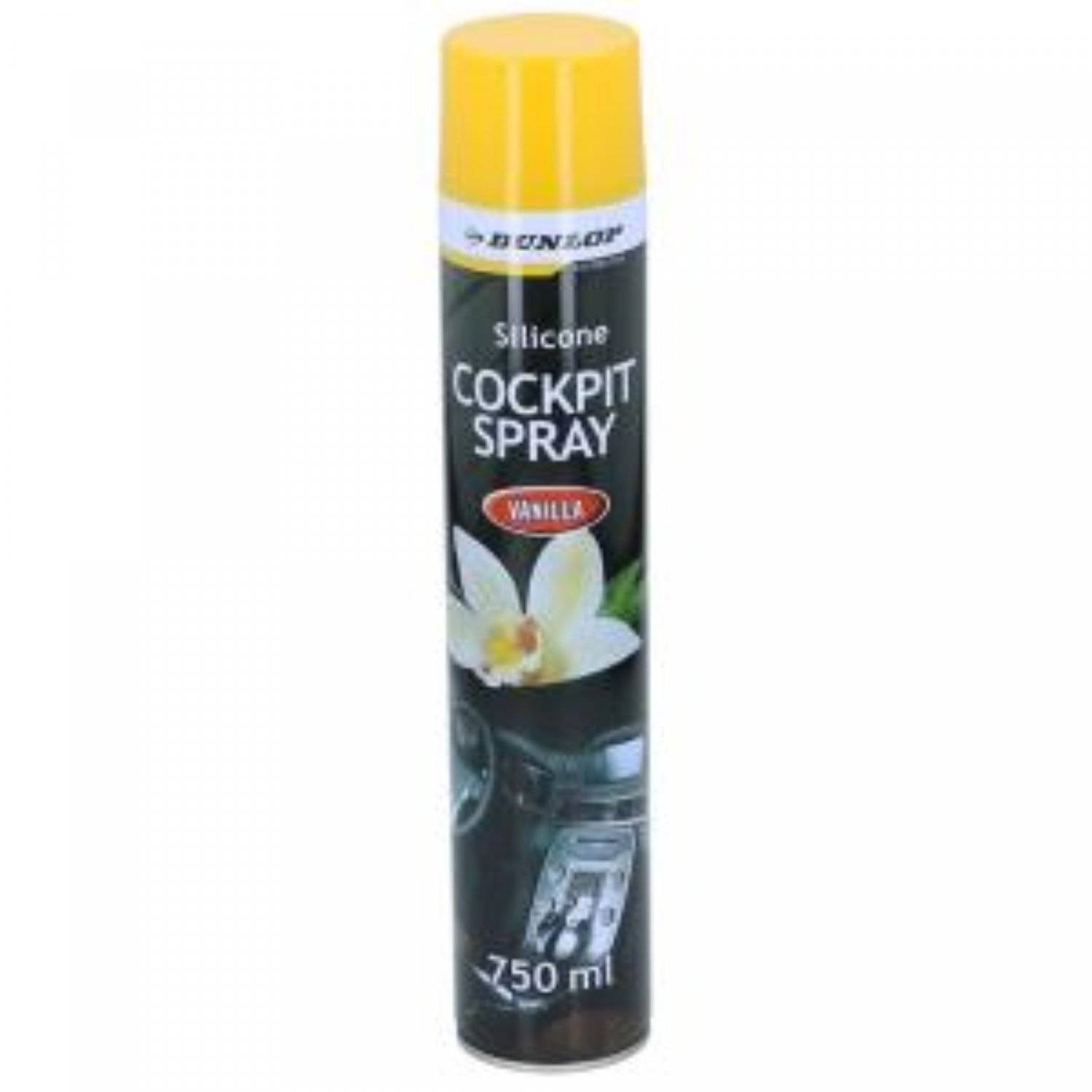Dunlop - Cockpit-Reinigungsspray 750 ml mit Vanillengeruch für die umfassende Pflege des Innenraums