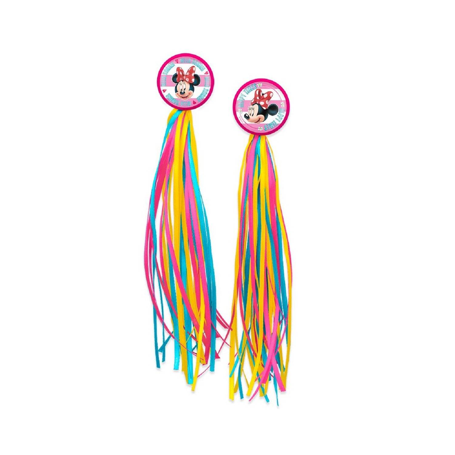 Minnie Maus Lenkerfransen Bunte Bänder für Kinderfahrräder