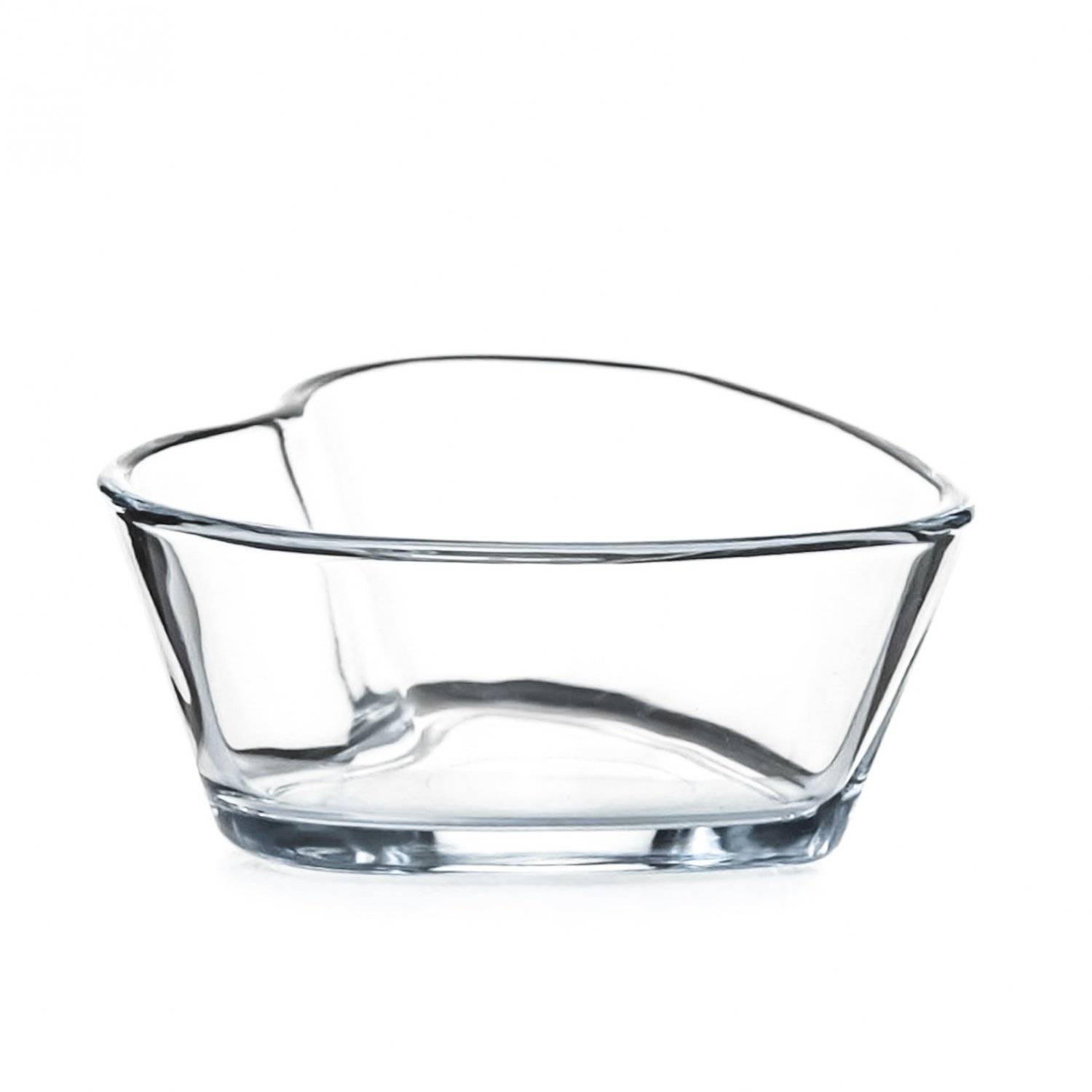 Herzförmige Backform Kuchenform aus Glas Ideal für Kuchen, Desserts und andere Leckereien 270ml